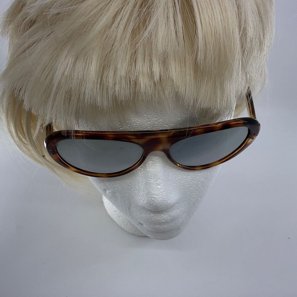 GH JAPAN 55 mm LENS BROWN TORTOISE MIRROR Aviator SUNGLASSES